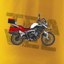 Cestovní enduro červená