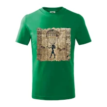 Egyptské hieroglyfy parašutista