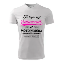 Je těžké být princezna - motorkářka Je těžké být princezna - motorkářka