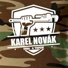 Instalatér - Erb vlastní nápis