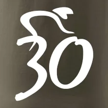 Cyklista slaví třicítku (30)