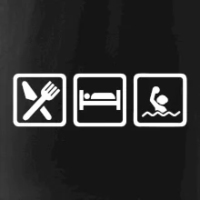 Eat sleep vodní pólo v řadě