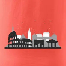 Řím silueta památky