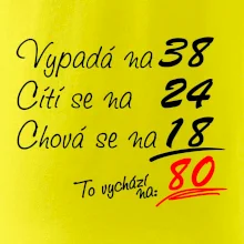 Vypadá, cítí se, chová se - 80 let