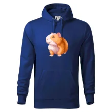 Morče - kreslené, bílo oranžové