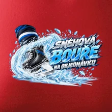 Hokejová sněhová bouře