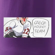 Czech hockey team animovaná postava