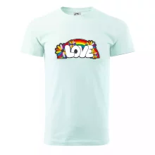 Love s duhou v pozadí