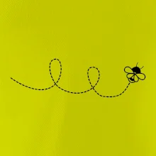 Dráha letu včely - smyčka