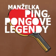 Manželka ping pongové legendy