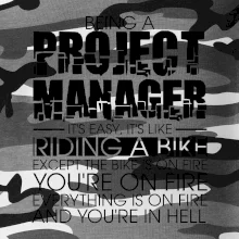 Being A Project Manager - bike