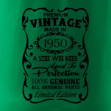 Vintage Etiketa - 1950