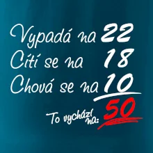 Vypadá, cítí se, chová se - 50 let