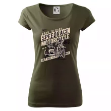 Speedrace motrcycle half mile