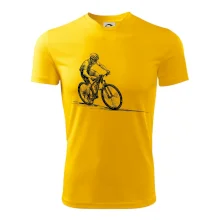 MTB kreslený cyklista