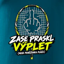 Badminton prasklý výplet