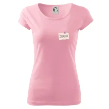 Papírek se jmenovkou - prso - vlastní jméno