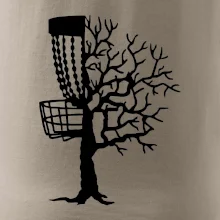 Disc golf pozor strom