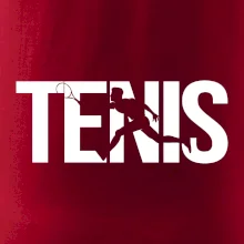 Tenis nápis silueta