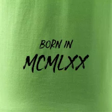 Born in - Římské číslo 1970
