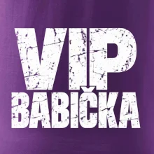 VIP babička černá grunge typografie