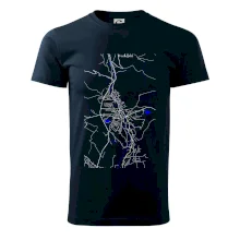 Vrchlabí - Mapa s vodními toky