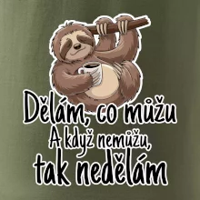 Dělám, co můžu. A když nemůžu, tak nedělám.