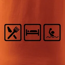 Eat sleep vodní pólo v řadě