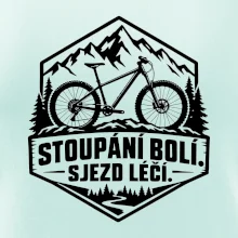 Stoupání bolí sjezd léčí - horské kolo