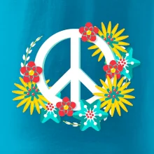 Peace symbol abstraktní