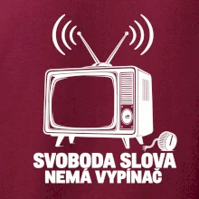 Svoboda slova nemá vypínač retro televize