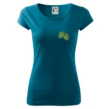 Monstera listy na prsu