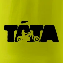 Táta nápis - motorka chopper
