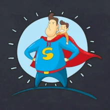 Táta superman - kluk Táta superman - kluk