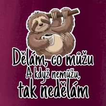 Dělám, co můžu. A když nemůžu, tak nedělám.