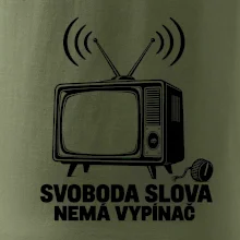 Svoboda slova nemá vypínač retro televize