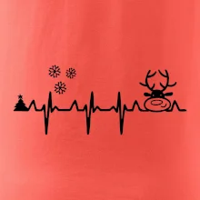 EKG Vánoce Vločky a sob