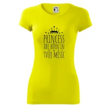 Princesses are born in (vlastní nápis měsíc narození)