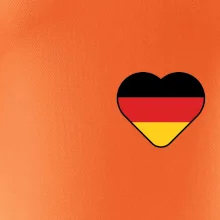 Germany love malé - Německá vlajka