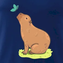 Kapybara a motýlek