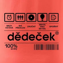 Čárový kód dědeček