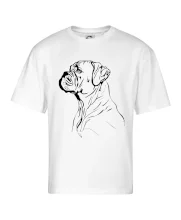 Boxer černá kresba