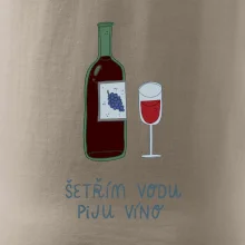 Šetřím vodu piju víno (studio-arte.cz)