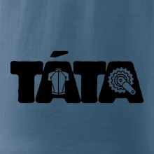 Táta nápis - cyklista