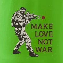 Růže ve zbrani, make love not war
