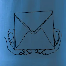 Obálka pošták jedním tahem