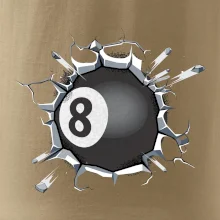 Kulečníková koule v triku