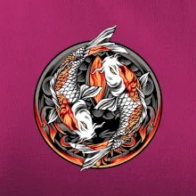 Yin & Yang Koi kapr - oranžový