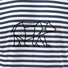 Geometrie lední medvěd chodící