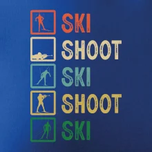 Biatlon ski shoot ski Biatlon ski shoot ski